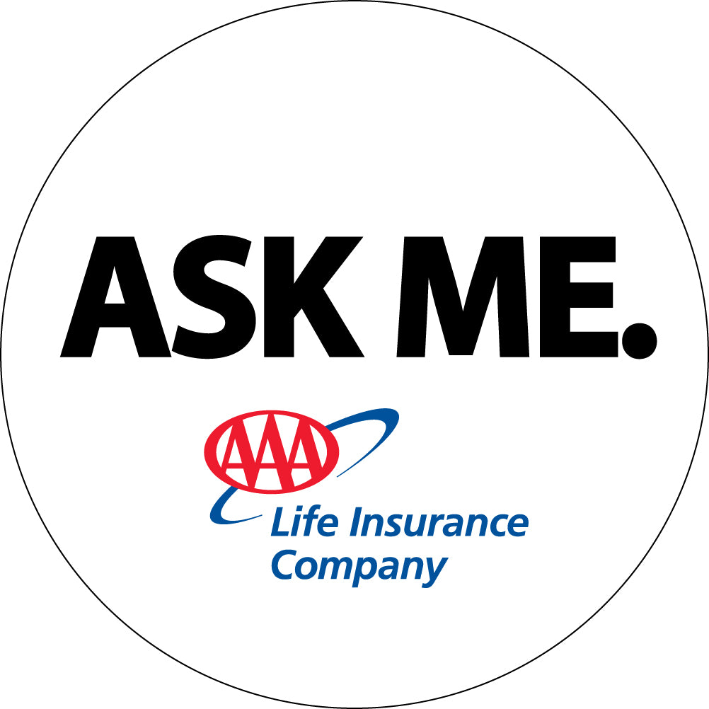 3 Ask Me Decal Aaa Life Logo Gear