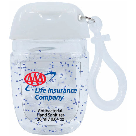 Hand sanitizer with clip (citrus)