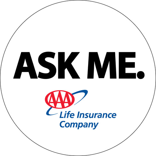 3" ASK ME. Decal