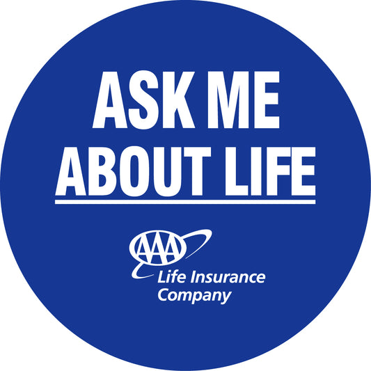 3" ASK ME ABOUT LIFE. Decal